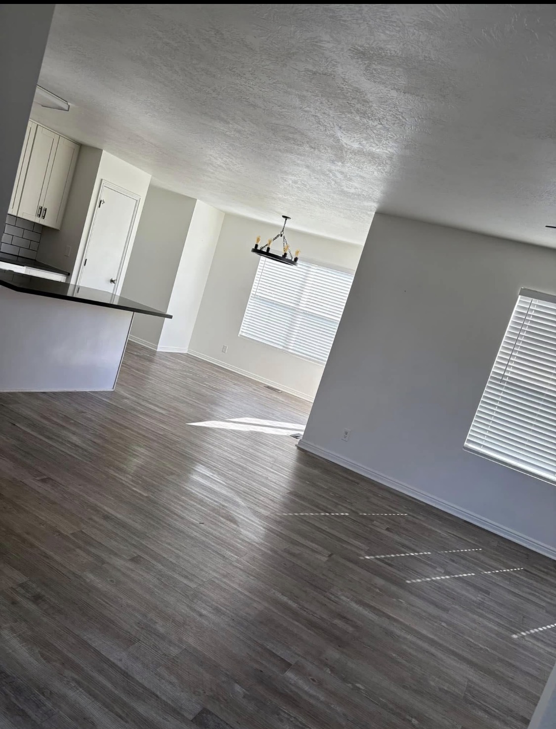 Clean open living area