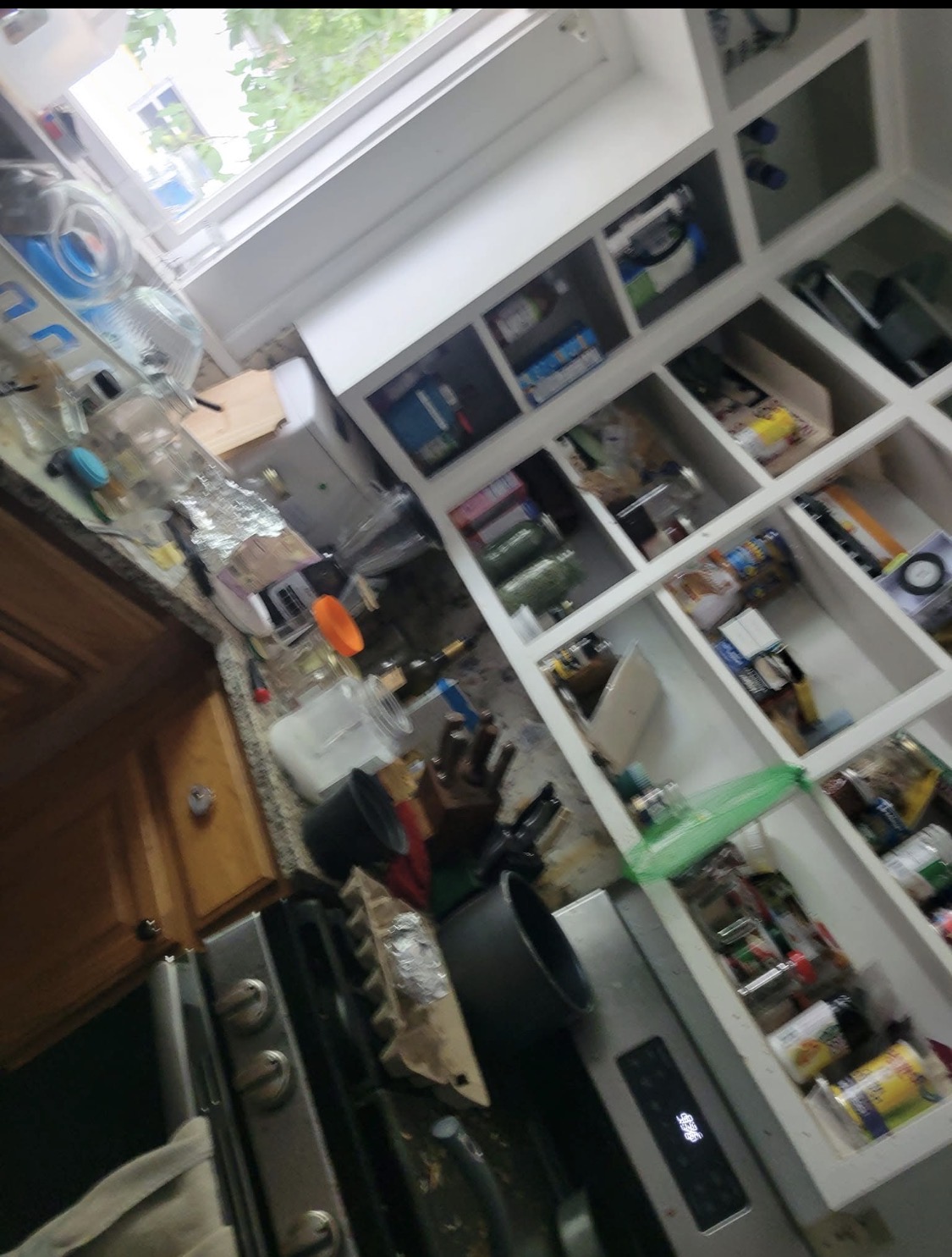 Pantry before cleaning