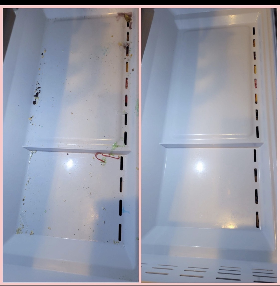 After stove cleaning